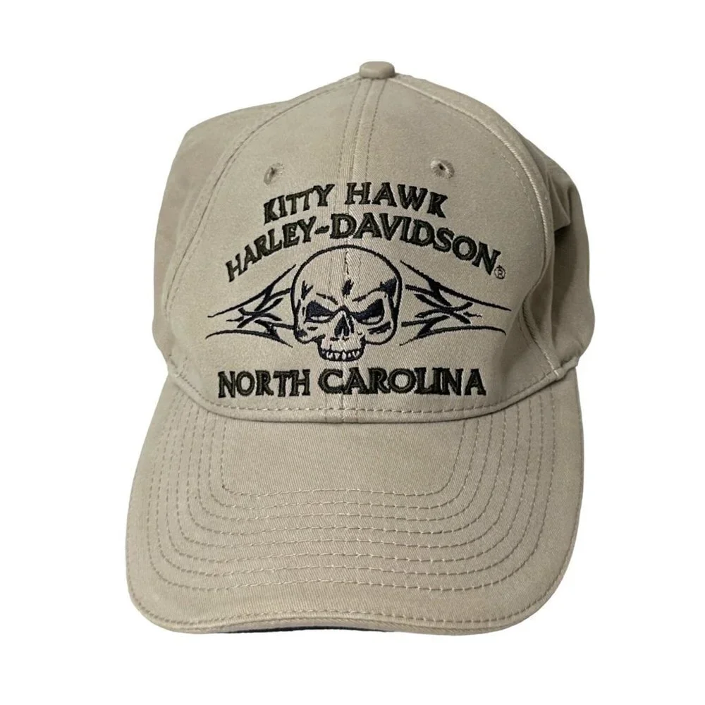 Harley Davidson beige Kitty Hawk ball cap
